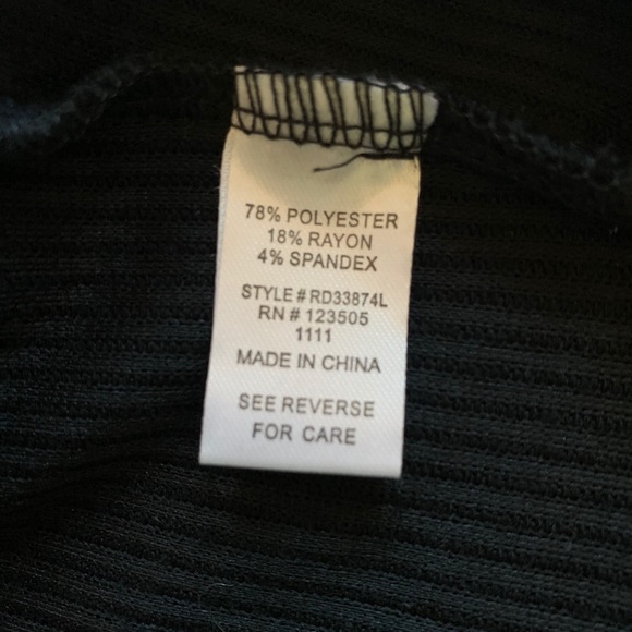 NWT Heart & Hips button blk sweater dress cardigan - Picture 15 of 16